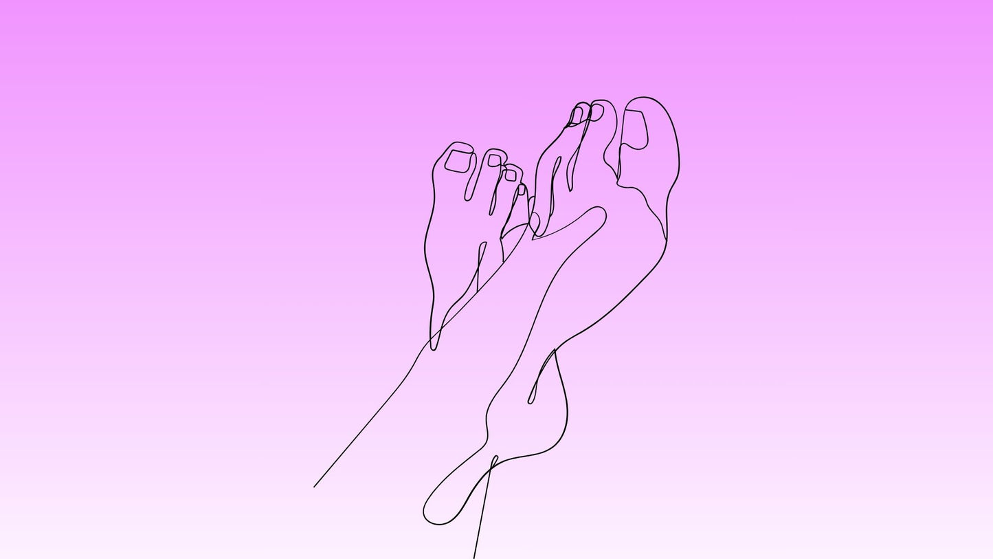 Sommerpedikyr med shellac